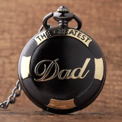 Image de Montre de Poche Gravée 'Le Plus Grand Papa'
