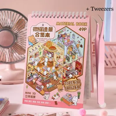 Image de Mr Paper Sunny Town - Livre d'Autocollants Miniature