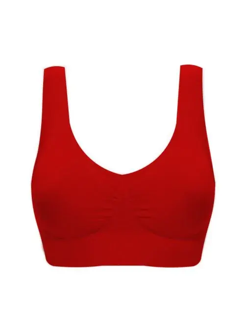 Image de Soutien-Gorge Push-Up Grande Taille Sans Fil - Dos Nu & Respirant