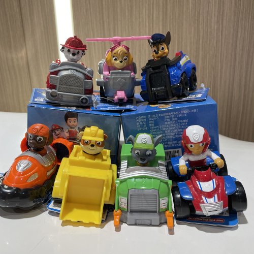 Afbeelding van Echte Paw Patrol 8-9CM Ryder Chase Skye Zuma Rocky Patrollers Anime Pop Actiefiguren Rescue Team Kinderen verjaardagscadeau Speelgoed