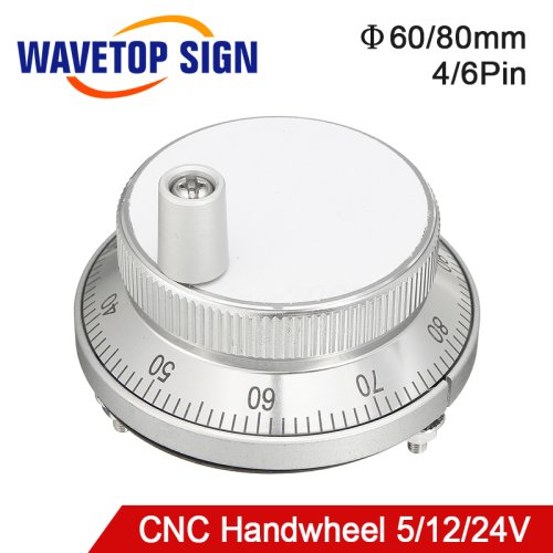 Imagen de Volante Pulsador CNC 60mm - Control Preciso para Máquinas CNC