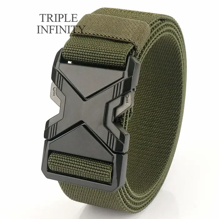 Image de Ceinture Tactique Homme - Dégagement Rapide & Élastique