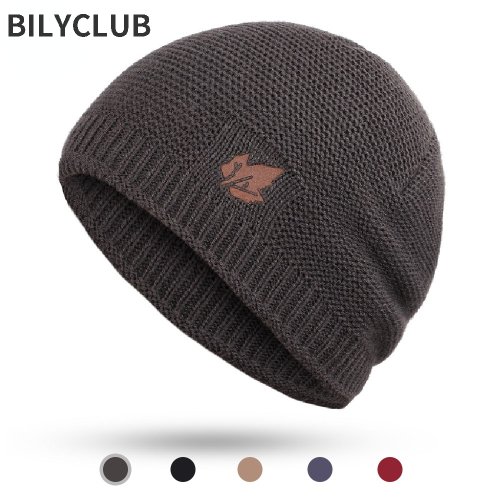 Imagen de Gorros de Punto para Hombre y Mujer, Gorros Holgados de Terciopelo Cálidos y Gruesos para Exteriores, Marca Skullies, Ideal para Esquí de Invierno, Diseño Hueso Masculino, Novedad 2023