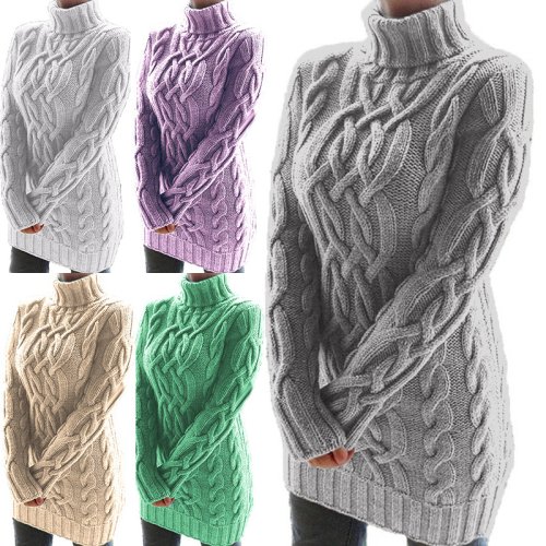 Bild von Modischer Rollkragenpullover für Frauen – Warm & Trendig 2024