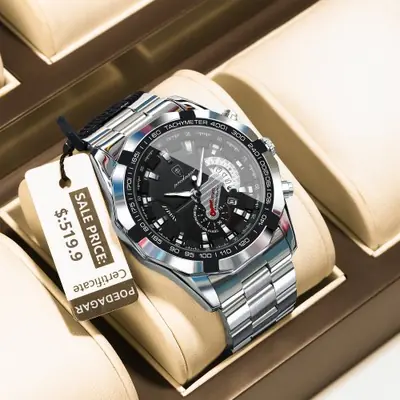 Image de Montre Homme Militaire Étanche avec Affichage Lumineux