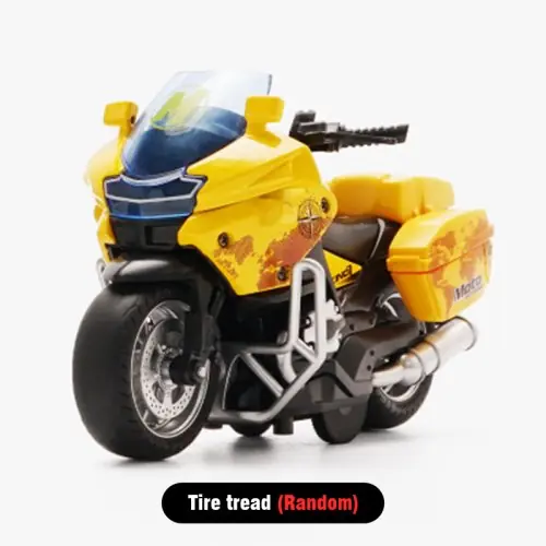 Image de Moto Police Miniature 1:14 avec Lumière et Musique