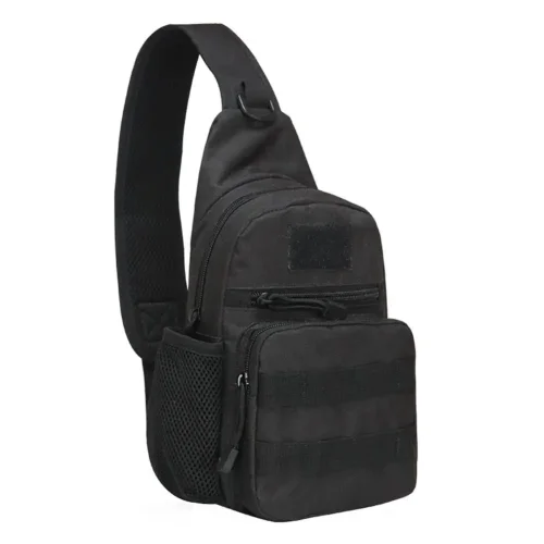 Afbeelding van Outdoor tactische camouflage ketel borsttas Wandelrugzak voor heren Nylon jachtvissen camo wandelschoudertas