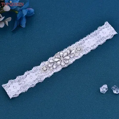 Image de Jarretelles de Mariée Sexy - Bijou de Mariage Élégant