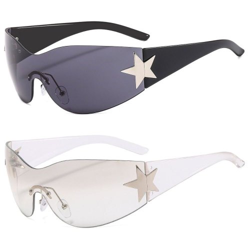 Image de Lunettes de Soleil Punk Sans Monture - Style Y2K