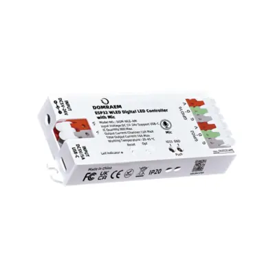 Image de Contrôleur LED WiFi ESP32 WLED - Compatible Alexa & HA