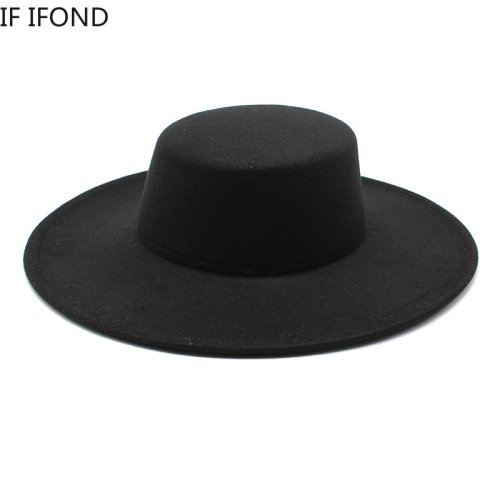 Zdjęcie Elegancki damski kapelusz fedora – styl francuski, wełniany, zimowy