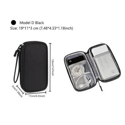 Image de Sac de Rangement Câbles Voyage - Organisez Vos Accessoires Électriques
