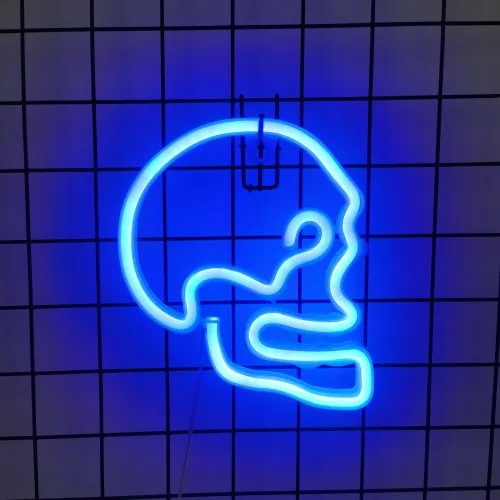 Totenkopf blau