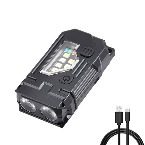 Immagine di Torcia LED COB Multifunzione Potente e Super Luminosa con Clip Portatile – Ideale per Emergenze e Uso Esterno