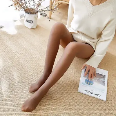 Image de Collants Polaires Hiver - Chauds & Épais pour Femmes