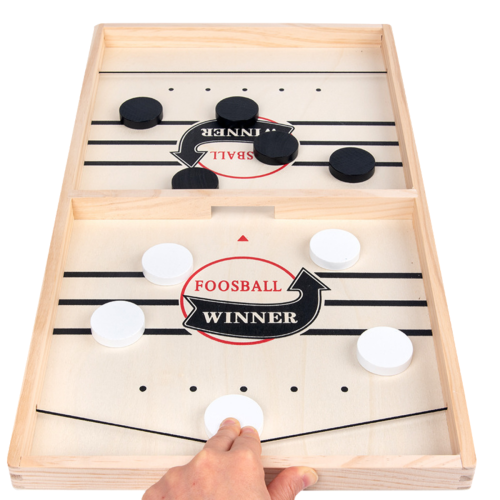 Imagen de Juego de Hockey de Mesa con Tablero Sling Paced: Rompecabezas Interactivo y Juego de Batalla Rápida para Niños y Familias