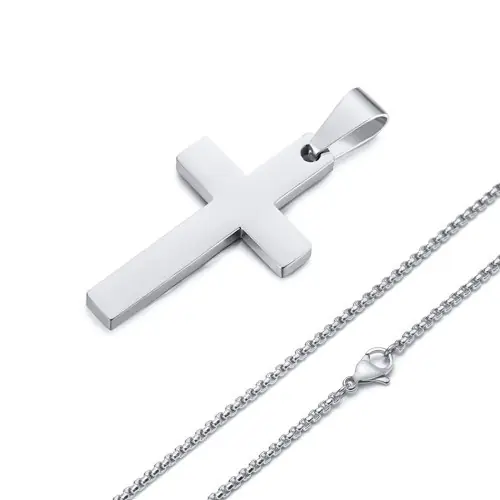 Image de Collier Croix Homme - Style Robuste & Élégant