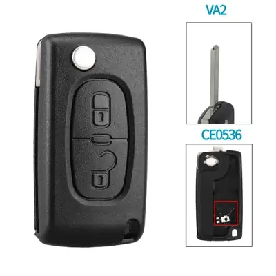 Clé Voiture 3 Boutons pour Peugeot & Citroën