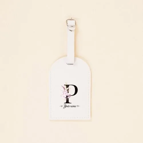 Letter P met naam