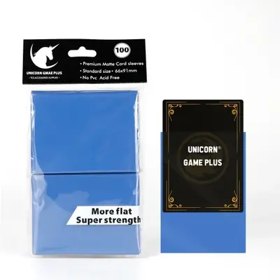 Image de Protège-Cartes Mat 100 pcs - Taille Standard