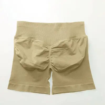 Image de Biker Shorts Fitness Femme - Scrunch Fesses & Côtelé
