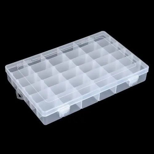 Image de Boîte de Rangement 36 Grilles - Organisez Vos Bijoux & Artisanat