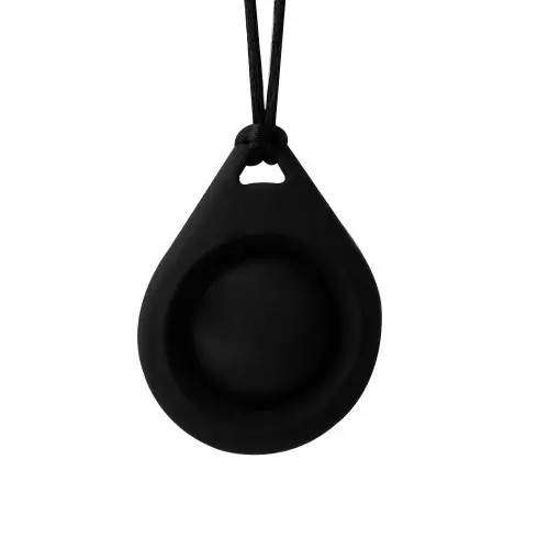 Image de Collier de dentition sensoriel en silicone pour bébé - Gemmes & cristaux
