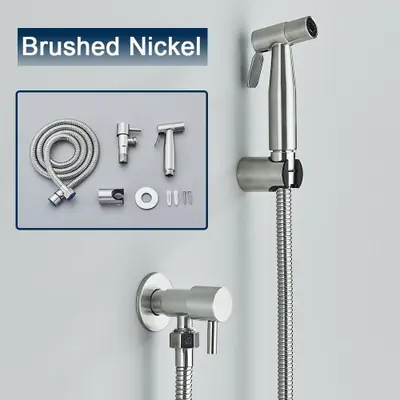 Image de Bidet mural noir en acier inoxydable 304