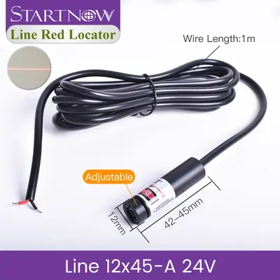 Image de Laser rouge 635 nm réglable pour précision en menuiserie et découpe