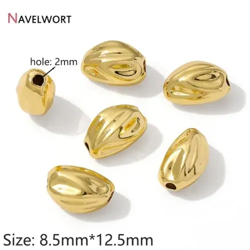 Image de Perles Séparatrices en Laiton Doré 18K