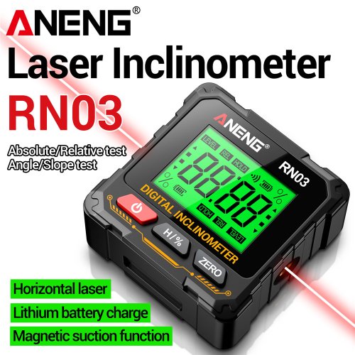 Image de Détecteur d'Angle Numérique Rechargeable avec Laser