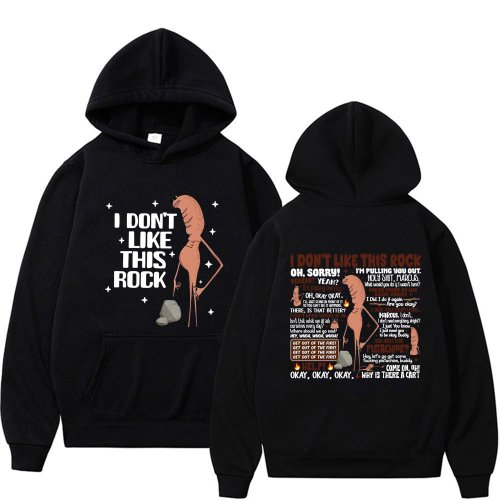 Immagine di Felpa con Cappuccio Oversize Marcus the Worm Meme – Stile Harajuku High Street per Uomo e Donna, Design Divertente e Rock