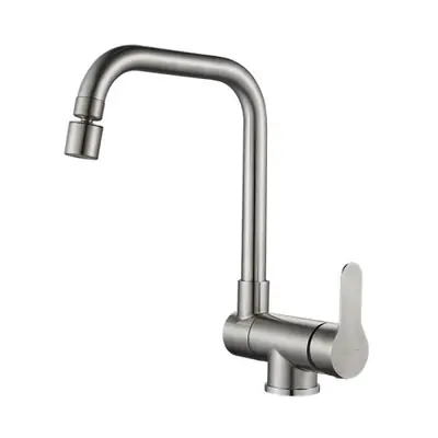 Image de Robinets de Cuisine Pivotants avec Pulvérisateur Double Mode