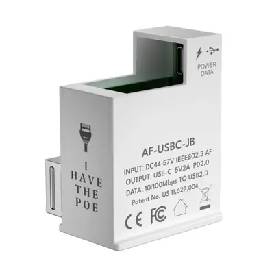 Image de Adaptateur PoE vers USB-C pour iPad - Charge et Données