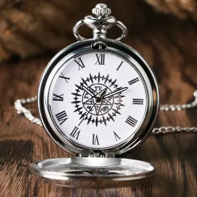 Image de Montre de Poche Argentée - Style Majordome