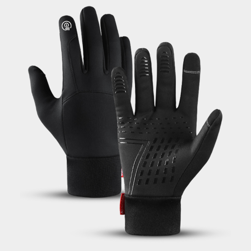 Imagen de Guantes de Ciclismo para Hombre, Manoplas gruesas y cálidas a prueba de golpes, Antideslizantes para Montar en Moto, Ideales para Otoño e Invierno