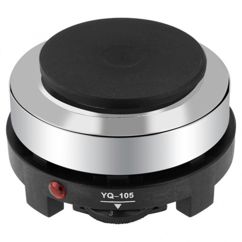 Image of Compact 500W Electric Hot Plate with EU Plug – Portable Kitchen Cooking Stove for Home, Office, and Travel Use