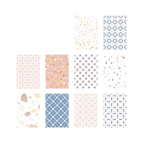 Zdjęcie 50 sztuk Kawaii Ins papierowa kartka DIY dekoracje Idol fotokarta Scrapbooking pamiętnik tło kolaż materiał papierowe artykuły papiernicze