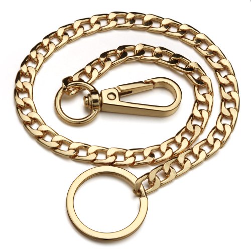 Afbeelding van Stijlvolle Metalen Sleutelhanger Ketting voor Heren