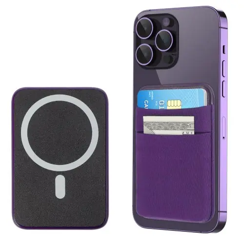 Image de Portefeuille Élastique Magnétique pour iPhone & Samsung