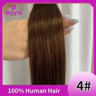 Image de Extensions de Cheveux Blonde Naturelle - Queue de Cheval Droite