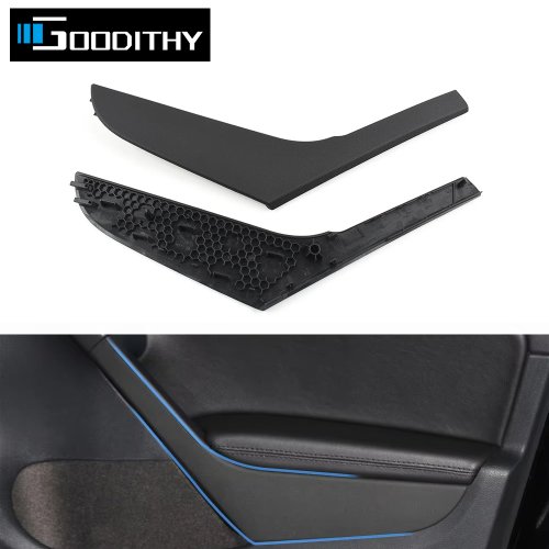 Immagine di Maniglia Interna Porta VW Golf 6 GTI MK6 Nero - Kit Completo