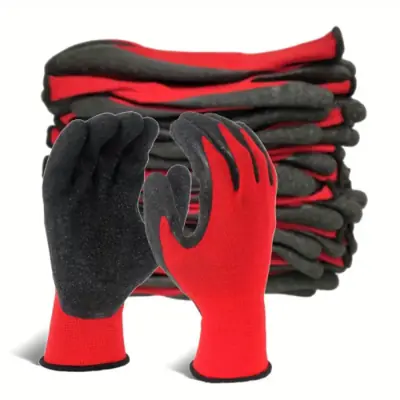 Image de Gants de Protection Professionnels - 10 Paires CE EN388