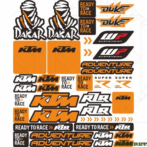 Immagine di Kit Adesivi KTM Duke - Stile Sportivo per la Tua Moto