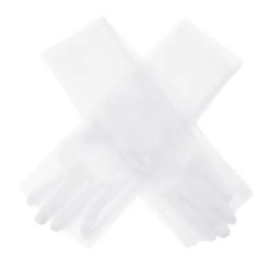 Image de Gants Tulle Vintage Longs pour Mariée