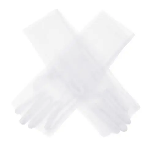 Image de Gants Tulle Vintage Longs pour Mariée