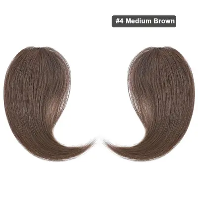 Image de Franges de Cheveux Humains Naturelles - Extension Côté & Droite
