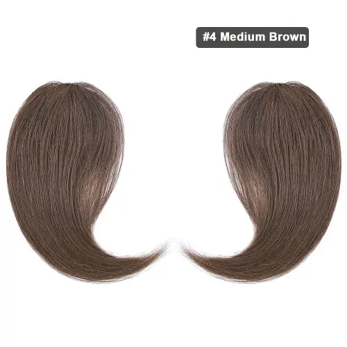 Image de Franges de Cheveux Humains Naturelles - Extension Côté & Droite