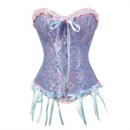 Image de Corset Vintage Gothique Steampunk - Bustier à Lacets Sexy