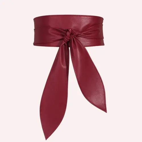 Image de Ceinture Large à Nœud - Style Élégant pour Robes